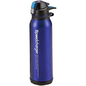 パール金属 スピードチャージャー ダイレクトボトル1100 オークブルー H-6832