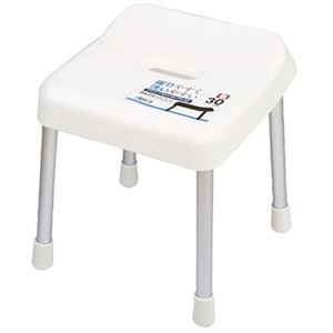 パール金属 スタイルピュア バススツール30cm ホワイト H-4335