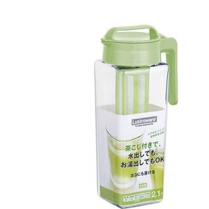 岩崎工業 タテヨコ・茶こし付スクエアピッチャー2.1 MC K-1298MC