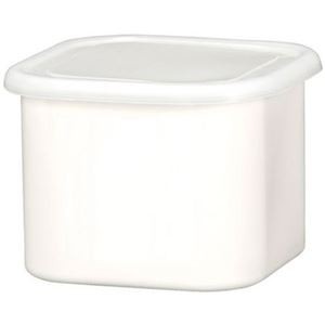 新輝合成 ホーローぬか漬けポット角2型ホワイト MMT13929