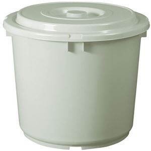 新輝合成 トンボ つけもの容器 蓋・押蓋付 75型 グレー MMT13981