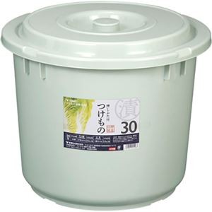 新輝合成 トンボ つけもの容器 蓋・押蓋付 30型 グレー MMT14063