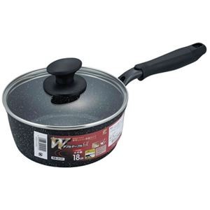 和平フレイズ ダブルマーブルα IH対応片手鍋18cm RB-2121