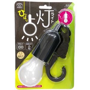 スマイルキッズ ひっぱり点灯ライト ALA-4308BK-W