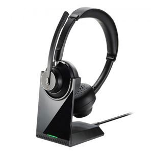 サンワサプライ Bluetoothステレオヘッドセット クレードル付き・デュアルマイク MM-BTSH70BK