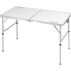 キャプテンスタッグ ラフォーレアルミツーウェイテーブル アジャスター付 M 120×60cm UC-0510