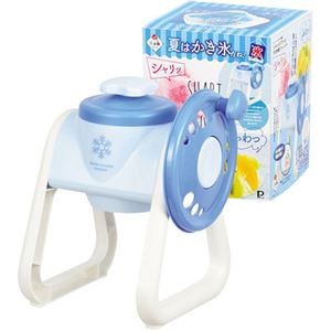 パール金属 おウチで簡単 シャリッとフワッとかき氷器 ブルーハワイ D-1328
