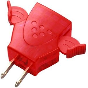 【5セット】 スマイルキッズ らくらくプラグII レッド／レッド ARR-20RRX5