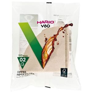 【5セット】 HARIO V60用ペーパーフィルター02M 1～4杯用 100枚入 VCF-02-100MX5