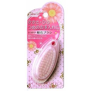 【10セット】 アイセン エスケア 軽石ブラシ BE235X10