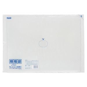 【5セット】 ジャパックス LD 規格袋 17号 0.030mm厚 100枚 透明 K-17X5