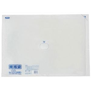 【5セット】 ジャパックス LD 規格袋 18号 0.030mm厚 100枚 透明 K-18X5