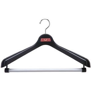 【5セット】 シンコーハンガー S＆F ジャケット回転式45 ブラック MMT73285X5