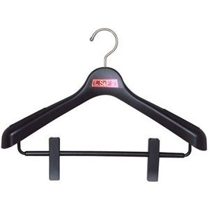 【5セット】 シンコーハンガー S＆F ジャケットクリップ40 ブラック MMT73582X5