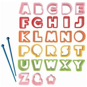 【5セット】 トルネ ABC抜き型 28個入 ピック2本付 P-2762X5