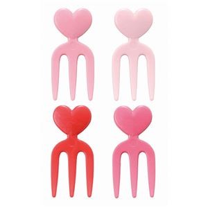 【10セット】 トルネ ハートフォークピック 12本入 P-2869X10