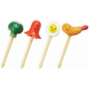 【10セット】 トルネ おかずピック 8本入 P-2972X10