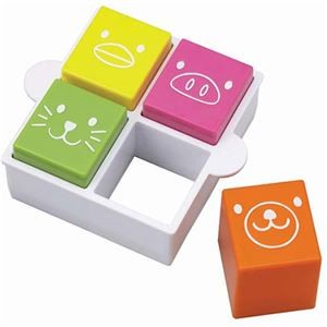 【5セット】 トルネ 食パン抜き型 アニマルトイ P-3208X5