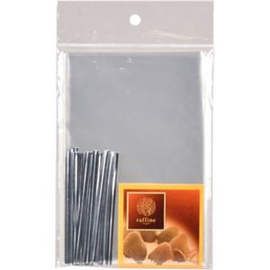 【10セット】 パール金属 ラフィネ お菓子袋 M クリア20枚入 D-6254X10