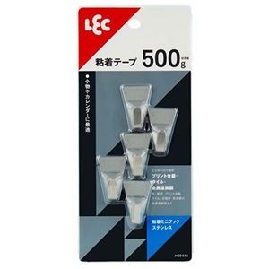 【5セット】 レック 粘着ミニフック ステンレス 5個入 H00448X5