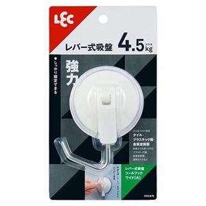 【5セット】 レック レバー式吸盤ツールフックワイド 大 1個入 W H00478X5