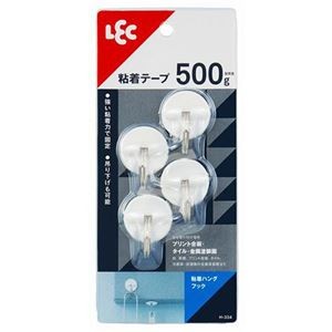 【10セット】 レック 粘着ハングフック H-334X10