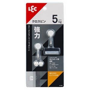 【5セット】 レック 強力クロスピンフック 中 H-641X5