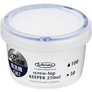 【10セット】 岩崎工業 抗菌スクリュートップキーパー250浅型 B-2270KNX10