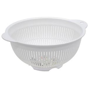 【5セット】 岩崎工業 クッキンパル ザル24 ホワイト K-1333-WHX5