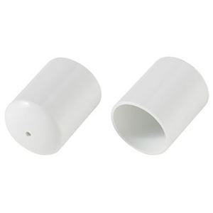 【5セット】 積水樹脂 物干竿キャップ φ38～39mm用 ホワイト CA-38X5