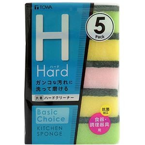 【10セット】 東和産業 BC抗菌ハードクリーナー5個入 10218X10