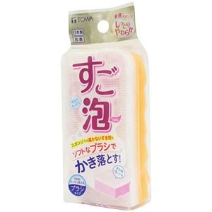 【10セット】 東和産業 すご泡Neo ソフトブラシスポンジ MMT37553X10