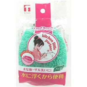 【10セット】 東和産業 KLP ぷかぷかフロートたわし グリーン 10213X10