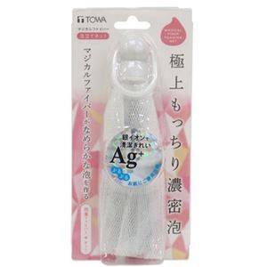【5セット】 東和産業 Ag+抗菌マジカルファイバー泡立てネット MMT23321X5
