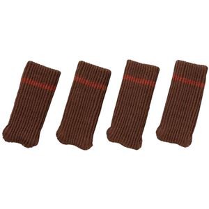 【5セット】 スマイルキッズ キズつきにくいイス脚カバー ブラウン AIC-01BRX5