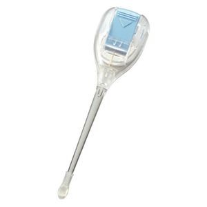 【5セット】 スマイルキッズ シリコンキャップ付白い光のあかりちゃん耳かき ブルー AMK-103BLX5