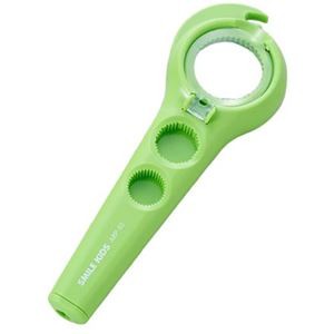 【5セット】 スマイルキッズ ルーペ付らくらくオープナー グリーン ARP-02GNX5