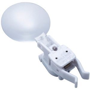 【5セット】 スマイルキッズ LED付ゆびさきのルーペ ホワイト AYL-02WHX5