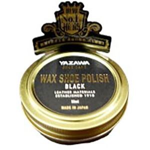 【5セット】 矢澤 YAZAWA SHOE CARE ワックスシューポリッシュ ブラック 50mL footmate30214X5