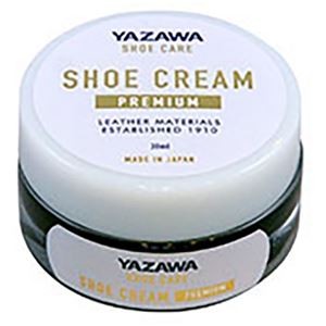 【5セット】 矢澤 YAZAWA SHOE CARE シュークリーム プレミアム ブラック 30mL footmate30283X5