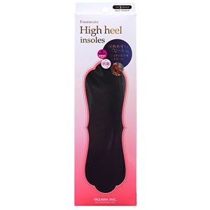 【5セット】 矢澤 Footmate ハイヒールインソール ブラック S(22.0～23.0cm) footmate30320X5