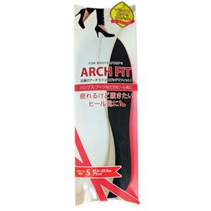 【5セット】 荒川産業 アーチフィット S ブラック ARAKAWA06801X5