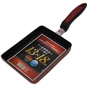 【5セット】 ふっ素樹脂加工玉子焼き13×18cm ガス火専用 MMT98996X5