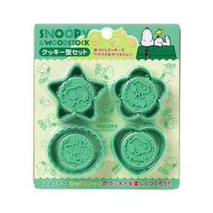 【5セット】 オーエスケー スヌーピー クッキー型セット CA-2X5
