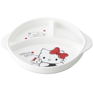 【5セット】 オーエスケー ハローキティ ランチ皿 足ゴム付 CB-36KTX5