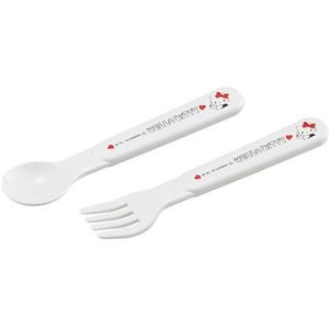 【5セット】 オーエスケー ハローキティ スプーン・フォークセット SF-27KTX5