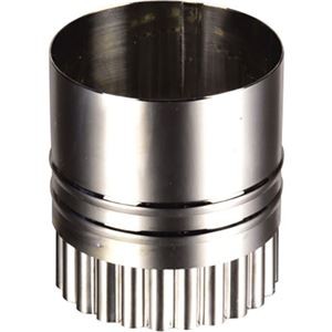 【5セット】 パール金属 ラフィネ ステンレス製ウェーブ・ラウンド両用抜き型5cm D-6159X5