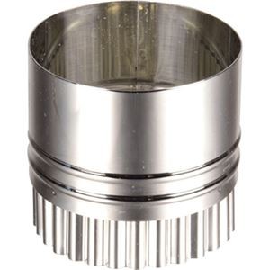 【5セット】 パール金属 ラフィネ ステンレス製ウェーブ・ラウンド両用抜き型6cm D-6160X5