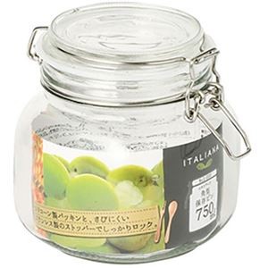 【5セット】 パール金属 イタリアーナ 角型保存ビン750ml MMT10104X5