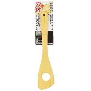 【5セット】 パール金属 ベジライブ 木製クッキングへら穴明 CC-1095X5
